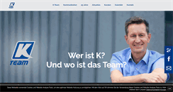 Desktop Screenshot of k-team-mediaagentur.de