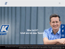 Tablet Screenshot of k-team-mediaagentur.de